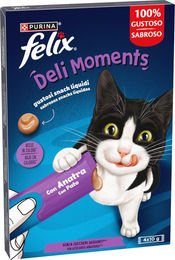 Produktbild von Felix Deli Moments Creme Paste Ente für Katzen Adult 4 x 10 g
