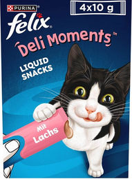 Felix Deli Moments Lachs Creme Leckerli für Katzen 12x10g – Bild 1 von 5