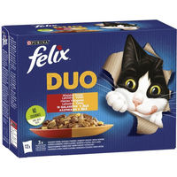 Produktbild von Felix Doppelt lecker Geschmacksvielfalt vom Land Katzen Nassfutter Adult 12x85 g