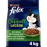 Produktbild von Felix Doppelt Lecker Inhome Trockenfutter für Katzen Adult 4 kg