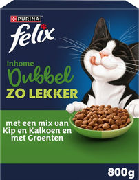 Felix Doppelt So Lecker Inhome Katzenfutter Huhn und Truthahn 800 g – Bild 1 von 3