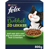 Produktbild von Felix Doppelt So Lecker Inhome Katzenfutter Huhn und Truthahn 800 g