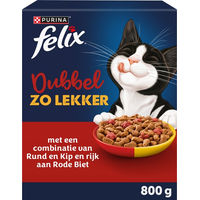 Produktbild von Felix Doppelt so lecker Katzenfutter Adult 4 kg
