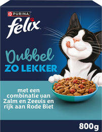 Felix Doppelt So Lecker Katzenfutter Adult Lachs und Seefisch 7,5 kg – Bild 1 von 3