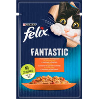 Produktbild von Felix Fantastic Katzen Nassfutter Huhn mit Gelee für erwachsene Katzen 26 x 85 g ohne Konservierungsstoffe - 26 x 85 g
