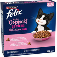 Produktbild von Felix Junior Kitten Nassfutter Huhn & Truthahn 800 g