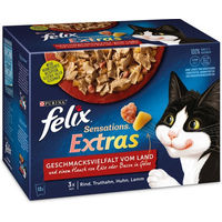 Produktbild von Felix Katzen-Nassfutter Lamm Stückchen in Gelee Adult 72 x 85 g - 6 x 85 g