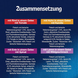 FELIX Katzen-Nassfutter Stückchen in Gelee Sorten-Mix für Adult 4x85g - 4 x 85 g – Bild 1 von 3