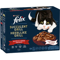Produktbild von Felix Katzen Nassfutter Stückchen in Sauce Auswahl vom Land für erwachsene Katzen 12 x 80 g - 12 x 80 g