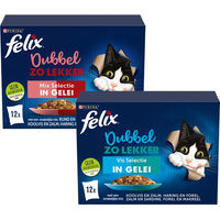 Produktbild von Felix Katzenfutter Auswahl Mix Stückchen in Gelee 12 x 85 g