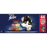 Produktbild von Felix Katzenfutter Nassfutter für sterilisierte Katzen Adult Stückchen in Gelee 44 x 85g