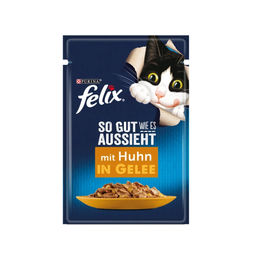Felix Katzenfutter Senior Huhn in Gelee 26x85g – Bild 1 von 7