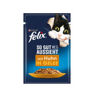Produktbild von Felix Katzenfutter Senior Huhn in Gelee 26x85g