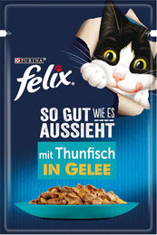 Felix Katzennahrung Thunfisch Stückchen in Gelee 26 x 85 g – Bild 1 von 1