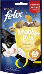 Felix Knabber Mix Dreikäsehoch Leckerli für Katzen Adult 60 g - 60 g – Bild 1 von 4