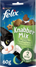 Produktbild von Felix KnabberMix Hof & Wiese Katzensnack Adult 4x60g