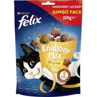 Produktbild von Felix KnabberMix Katzensnack mit Huhn und Truthahn 330 g - 330 g