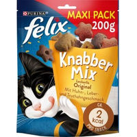 Produktbild von Felix KnabberMix Leckerli Huhn und Truthahn 5x200g für Katzen - 5 x 200 g