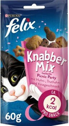 Produktbild von Felix KnabberMix Leckerli Huhn und Truthahn 8x60g - 8 x 60 g
