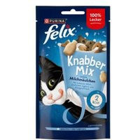 Produktbild von Felix KnabberMix Milchmäulchen Leckerli für Katzen mit Fisch und Geflügel 60 g