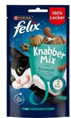 Felix KnabberMix Strandspaß Katzen-Leckerli mit Lachs, Seelachs und Forelle für adulte Katzen 60 g - 4 x 60 g – Bild 1 von 9