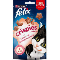 Produktbild von Felix Knusprige Katzensnacks Lachs und Forelle für erwachsene Katzen 360g
