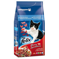 Produktbild von Felix Meaty Sensations Katzenfutter Adult Rind Huhn und Gemüse 2 kg - 2 kg