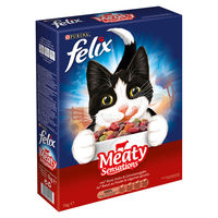 Produktbild von Felix Meaty Sensations Katzenfutter mit Rind, Huhn und Gemüse 1 kg - 1 kg