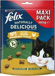 Felix Naturally Delicious Katzensnack Huhn für erwachsene Katzen 180g - 3 x 180 g – Bild 1 von 2
