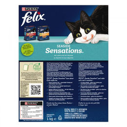 Felix Ocean Sensations Katzenfutter mit Lachs, Forelle, Seelachs und Gemüse für erwachsene Katzen 1 kg - 1 kg – Bild 1 von 4