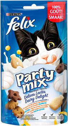 FELIX Party Mix Dairy Delight Milchmäulchen Knabbermix für Katzen Adult 60g – Bild 1 von 1