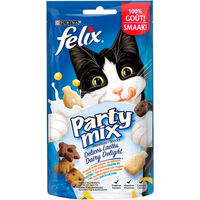 Produktbild von FELIX Party Mix Dairy Delight Milchmäulchen Knabbermix für Katzen Adult 60g