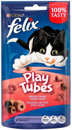FELIX Play Tubes Sticks Schwein für Katzen Adult ohne künstliche Farbstoffe 50 g – Bild 1 von 1