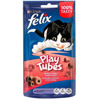 Produktbild von FELIX Play Tubes Sticks Schwein für Katzen Adult ohne künstliche Farbstoffe 50 g