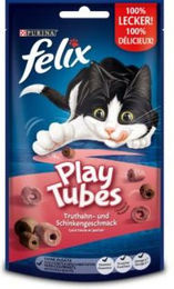 Felix Play Tubes Truthahn & Schinken Katzen Leckerli 8 x 50 g – Bild 1 von 1