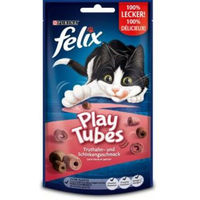 Produktbild von Felix Play Tubes Truthahn & Schinken Katzen Leckerli 8 x 50 g