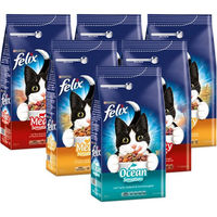 Produktbild von Felix Sensations Katzenfutter Adult Geflügel Mixpaket mit hohem Fleischanteil 6x2kg - 6 x 2 kg