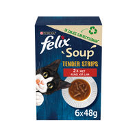 Produktbild von Felix Suppe Original Bauernhof Auswahl Katzenfutter ohne Farb- und Aromastoffe ohne Konservierungsstoffe 6 x 48 g