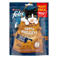 Produktbild von Felix Tasty Nuggets Katzensnack Huhn und Ente für erwachsene Katzen 180 g - 180 g
