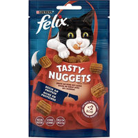 Produktbild von Felix Tasty Nuggets Leckerli Rind & Lamm für Katzen 50 g
