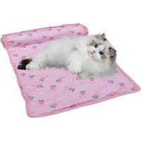 Produktbild von FELIXLEO Hundematte aus Baumwolle für erwachsene Hunde und Katzen in Rosa