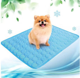 FELIXLEO Hundematte aus Eisseide in Blau wasserdicht zur Kühlung für Hunde aller Altersstufen – Bild 1 von 4