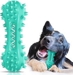 FELIXLEO Kauspielzeug Zahnbürste für Hunde in Knochenform aus Naturkautschuk Blau – Bild 1 von 5