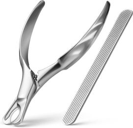 FELIXLEO Krallenschere aus Edelstahl mit Nagelfeile für Hunde und Katzen in Silber – Bild 1 von 5