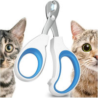 Produktbild von FELIXLEO Krallenschere für Katzen aus Edelstahl in Silber und Blau