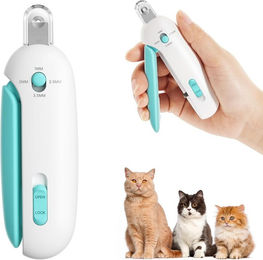 FELIXLEO Krallenschere und Nagelfeile für Katzen in Weiß aus Kunststoff – Bild 1 von 5