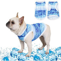 Produktbild von FELIXLEO Kühlweste für Hunde Sommer Hundejacke aus Mikrofaser Blau für kleine Hunde