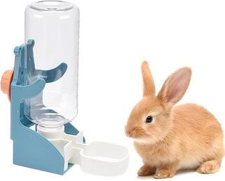 FELIXLEO Trinkflasche Wasserspender für Kaninchen und Meerschweinchen Blau 500ml aus Kunststoff – Bild 1 von 5