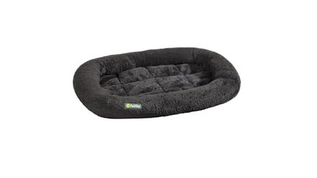 Fellby Hundebett aus Plüsch in Anthrazit 60 x 40 cm – Bild 1 von 2