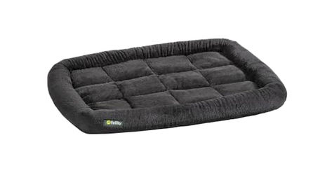 Fellby Hundebett aus Plüsch in Anthrazit 80 x 55 cm – Bild 1 von 2